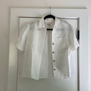 Mate the label linen shirt